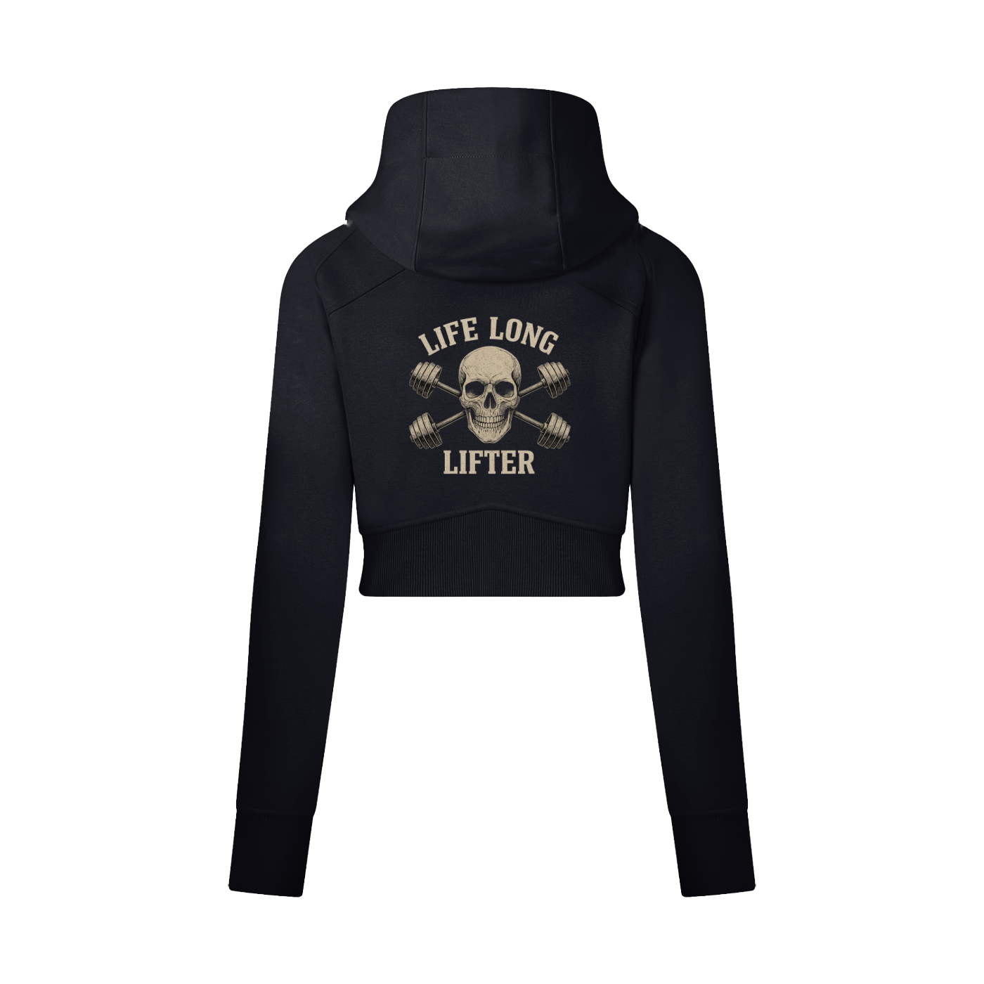 Cropped Zip-Through Hoodie - Day One