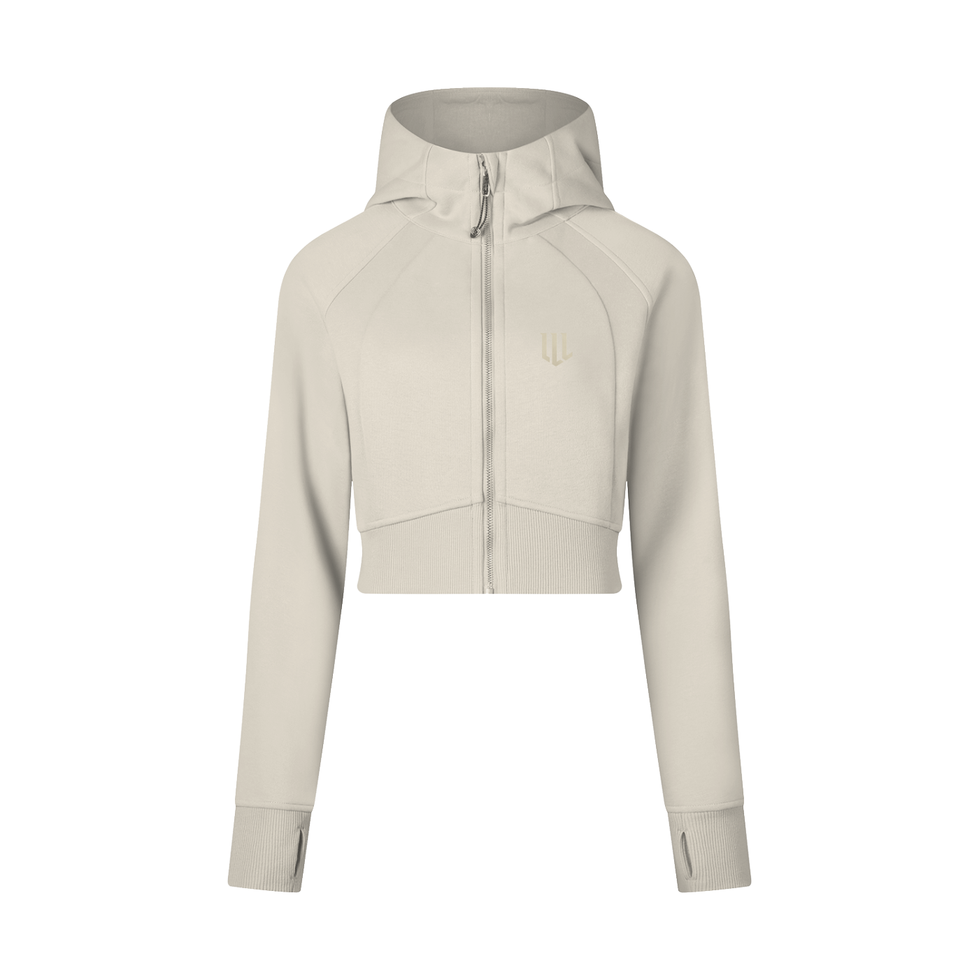 Cropped Zip-Through Hoodie - Day One