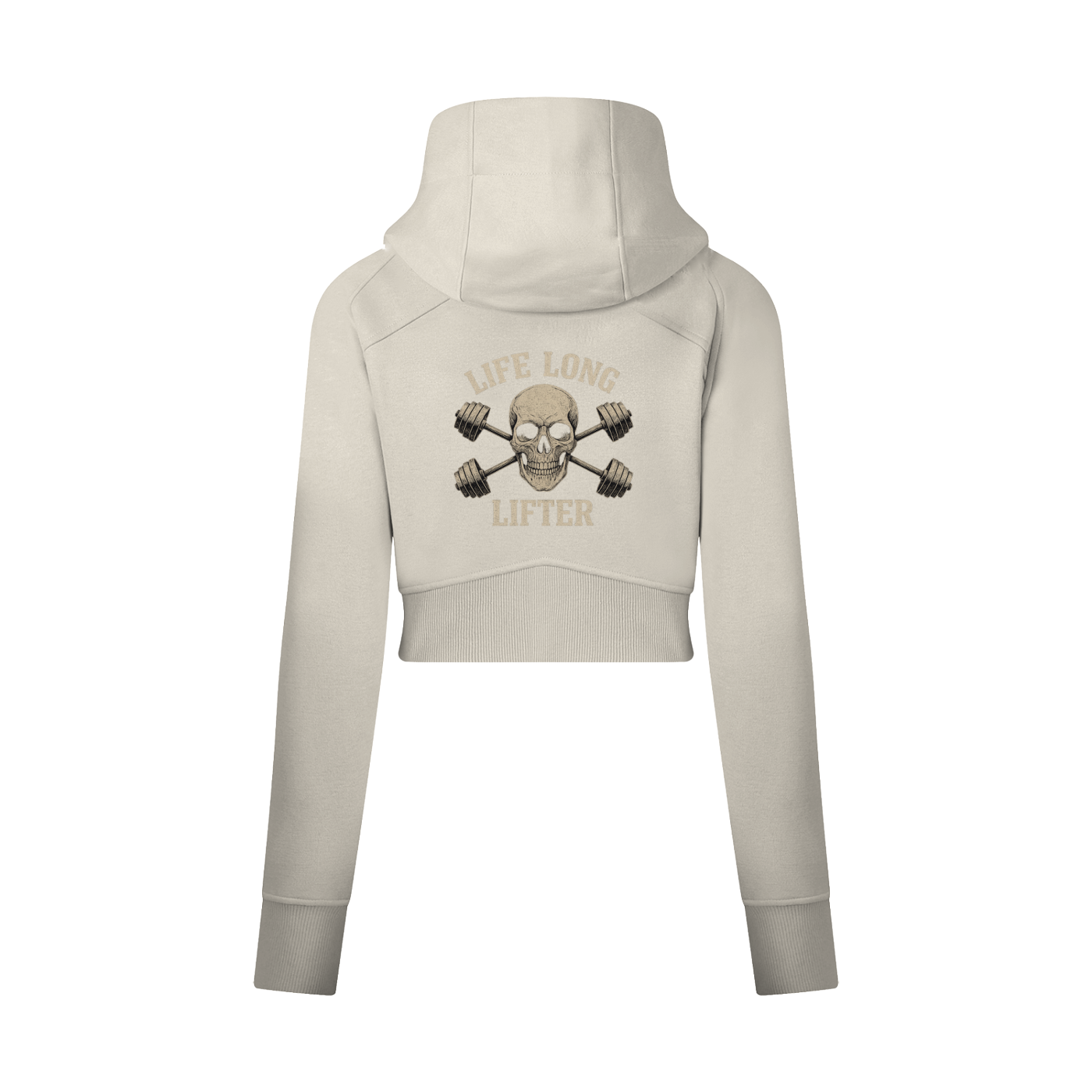 Cropped Zip-Through Hoodie - Day One