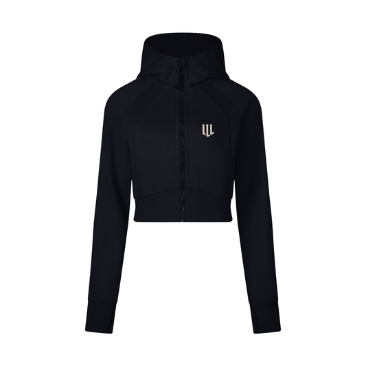 Cropped Zip-Through Hoodie - Day One